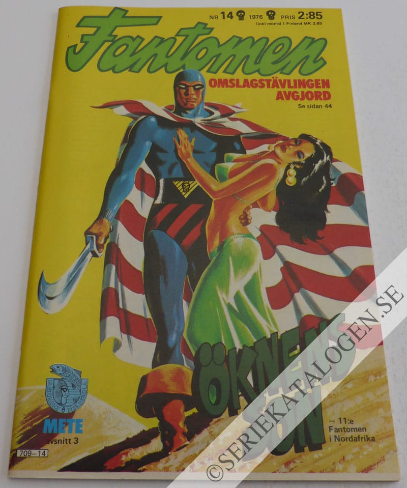Framsida på Fantomen #14 (1976)