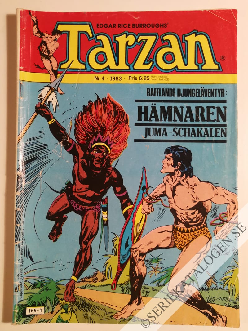 Framsida på Tarzan #4 (1983)
