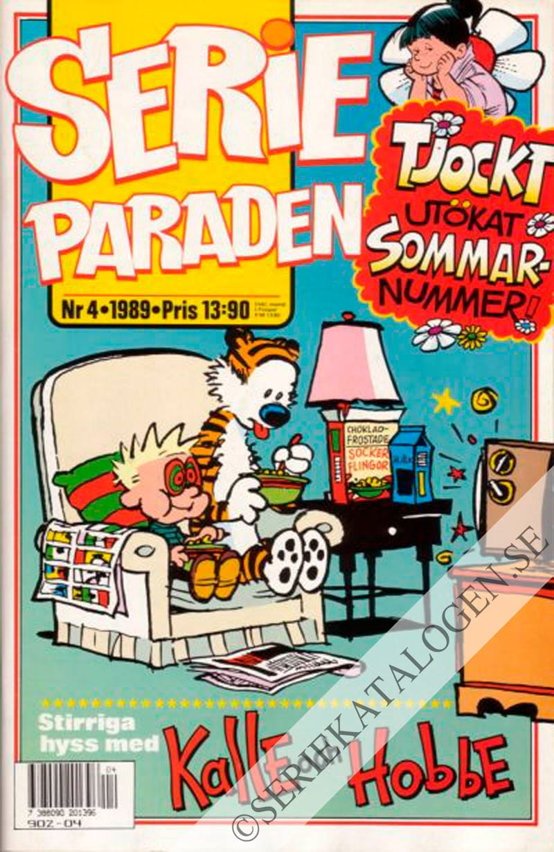 Framsida på Serie-paraden #4 (1989)