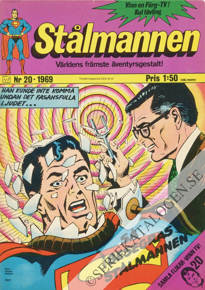 Framsida på Stålmannen #20 (1969)
