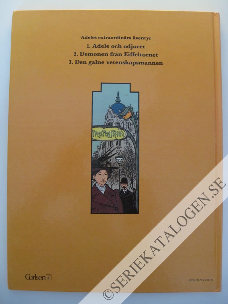 Baksida på Den galne vetenskapsmannen (1980)
