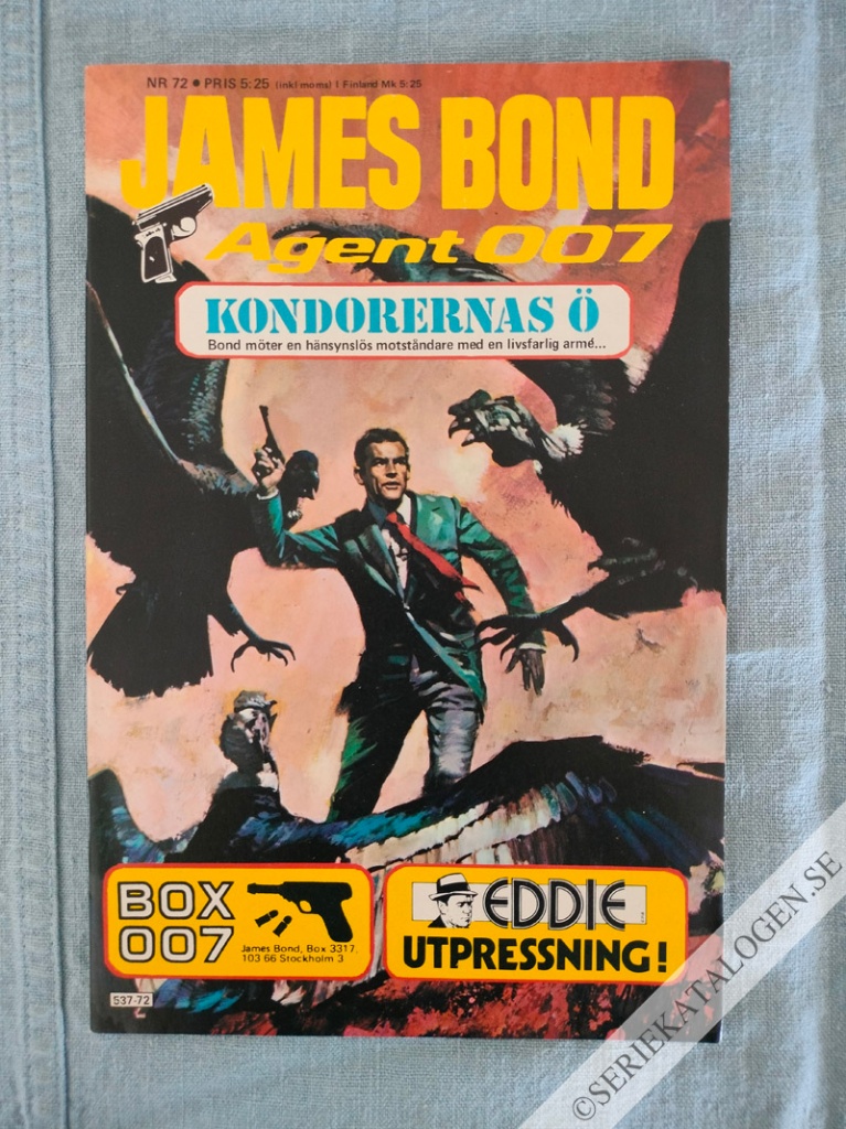 Framsida på James Bond agent 007 #72 (1981)