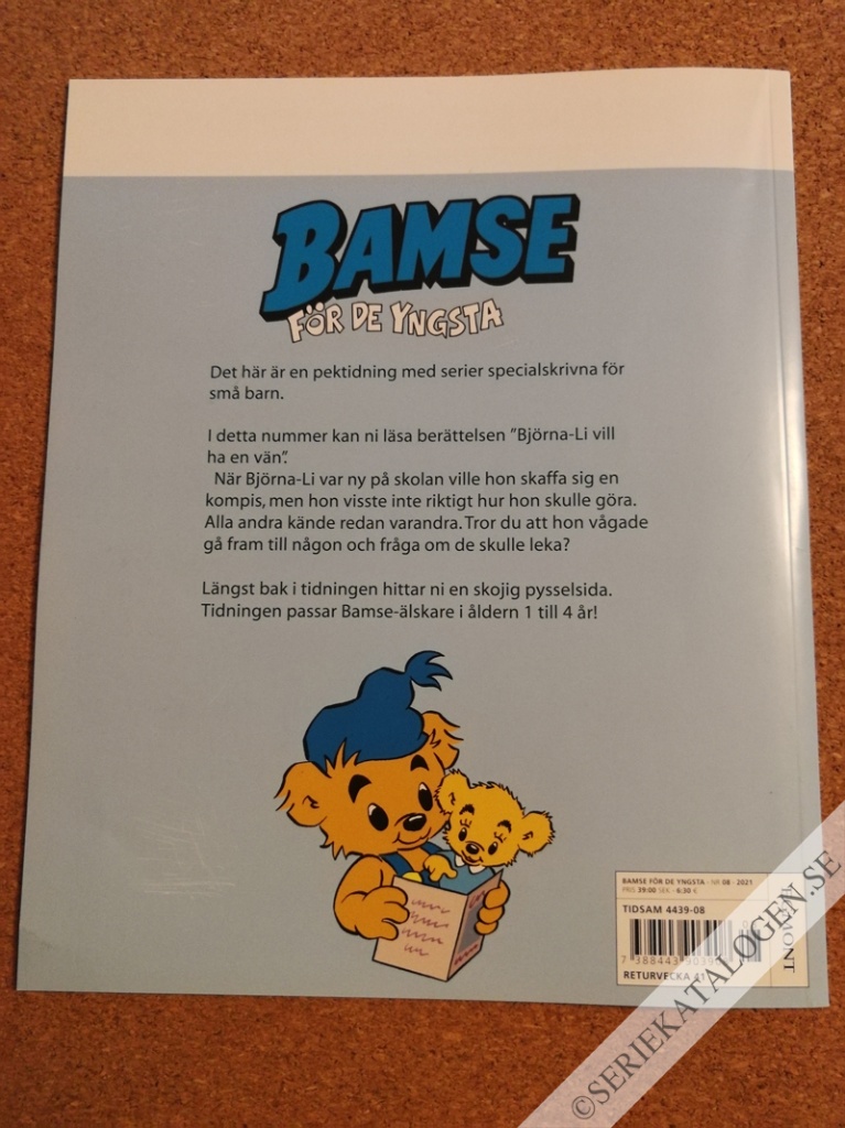 Baksida på Björna-Li vill ha en vän (2021)