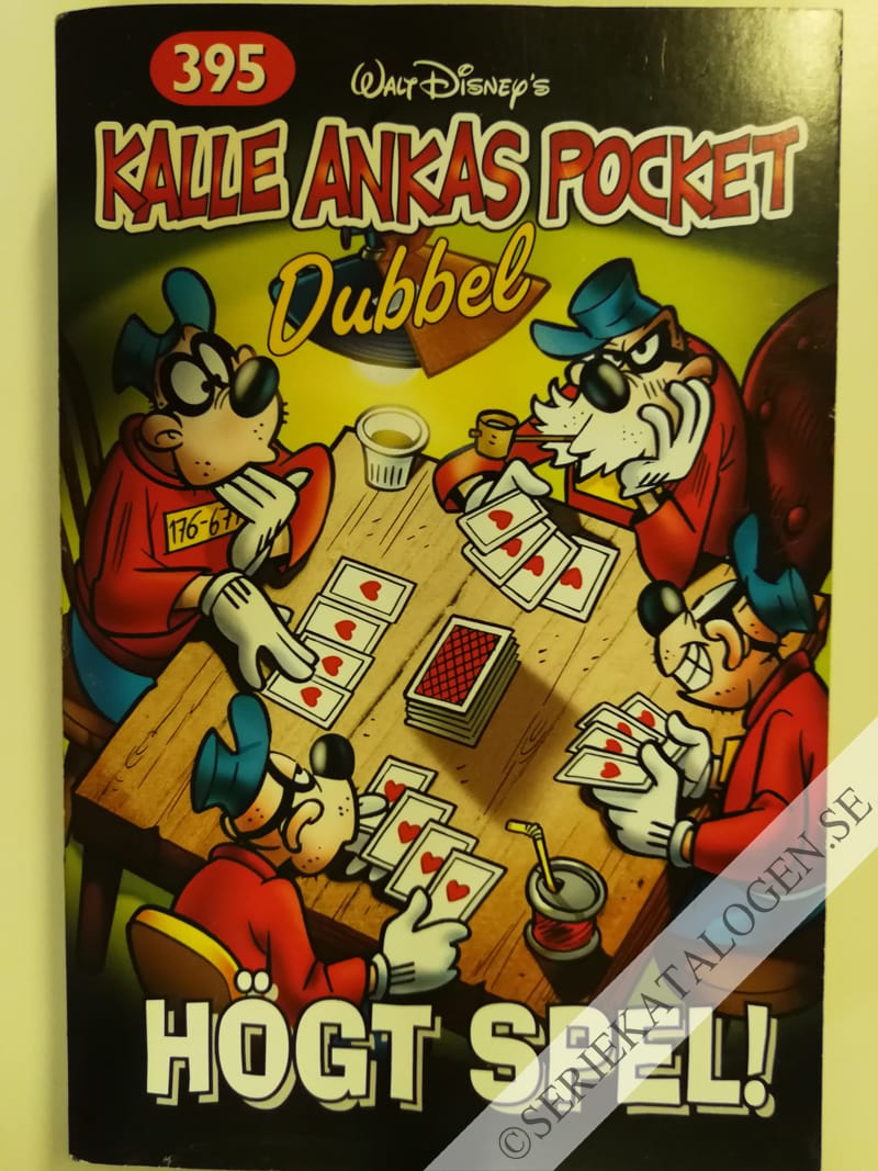 Framsida på Kalle Ankas pocket #395 - Högt spel! (2011)