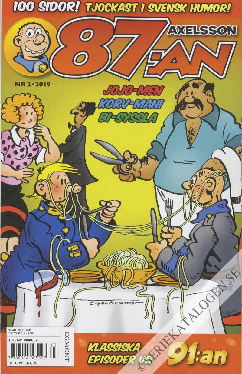 Framsida på 87:an Axelsson #2 (2019)