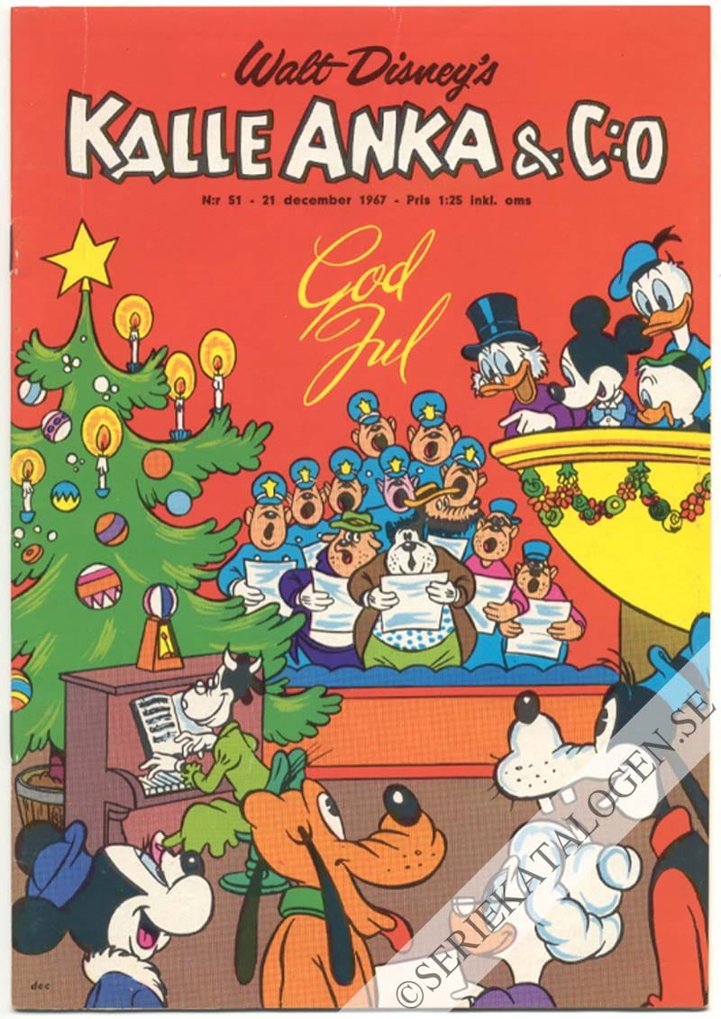 Framsida på Kalle Anka & C:o #51 (1967)