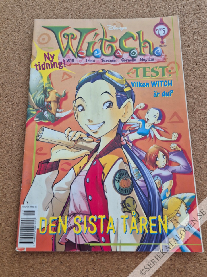 Framsida på W.i.t.c.h. #5 - Den sista tåren (2001)