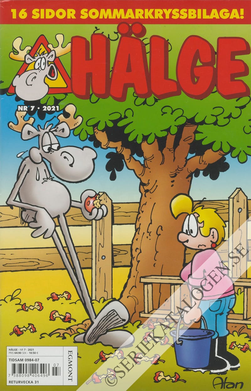 Framsida på Hälge #7 (2021)