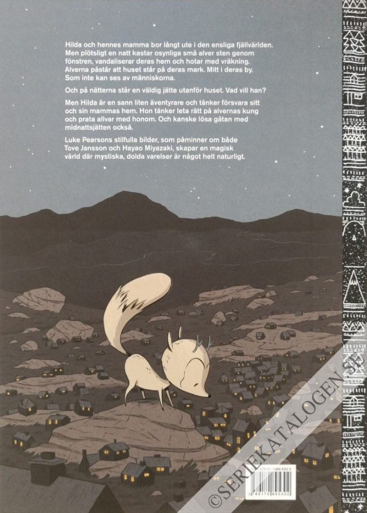 Baksida på Hilda och midnattsjätten (2013)