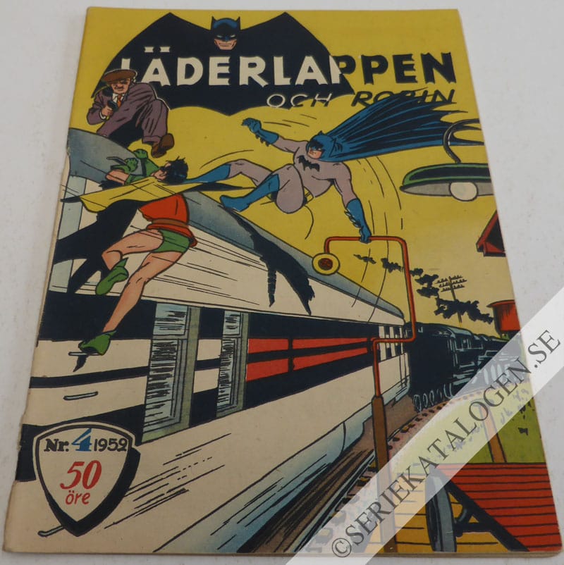 Framsida på Läderlappen och Robin #4 (1952)