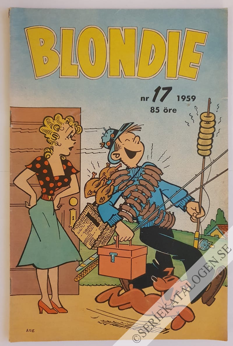 Framsida på Blondie #17 (1959)
