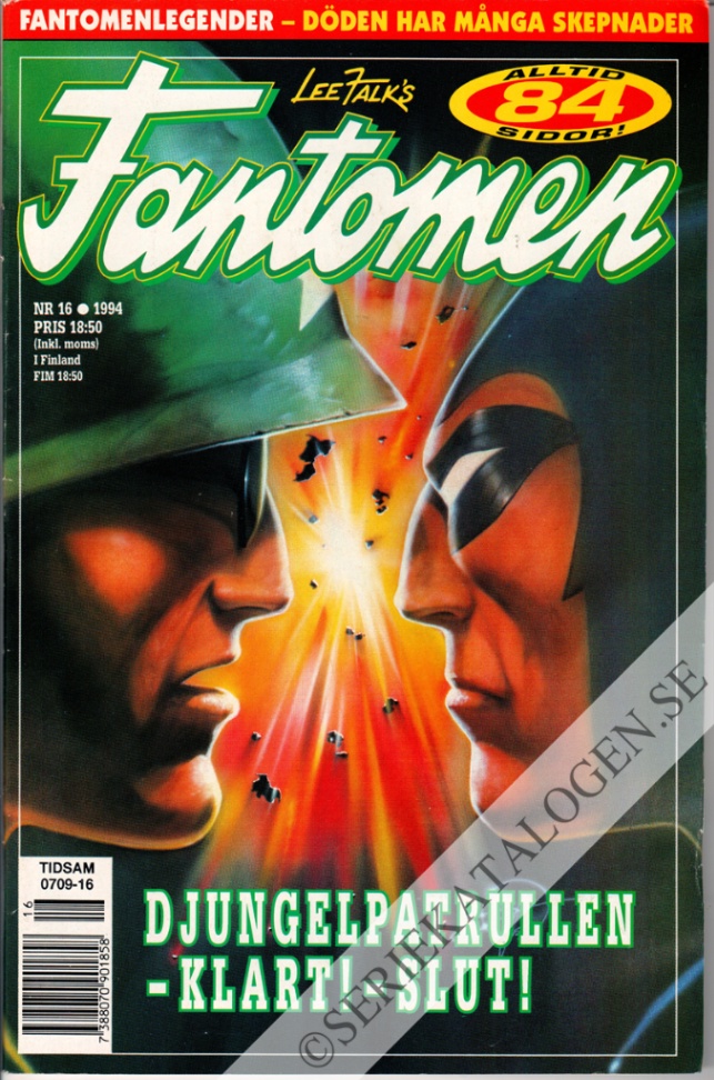 Framsida på Fantomen #16 (1994)