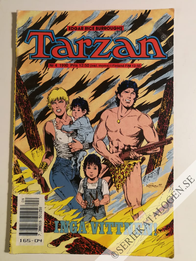 Framsida på Tarzan #4 (1990)