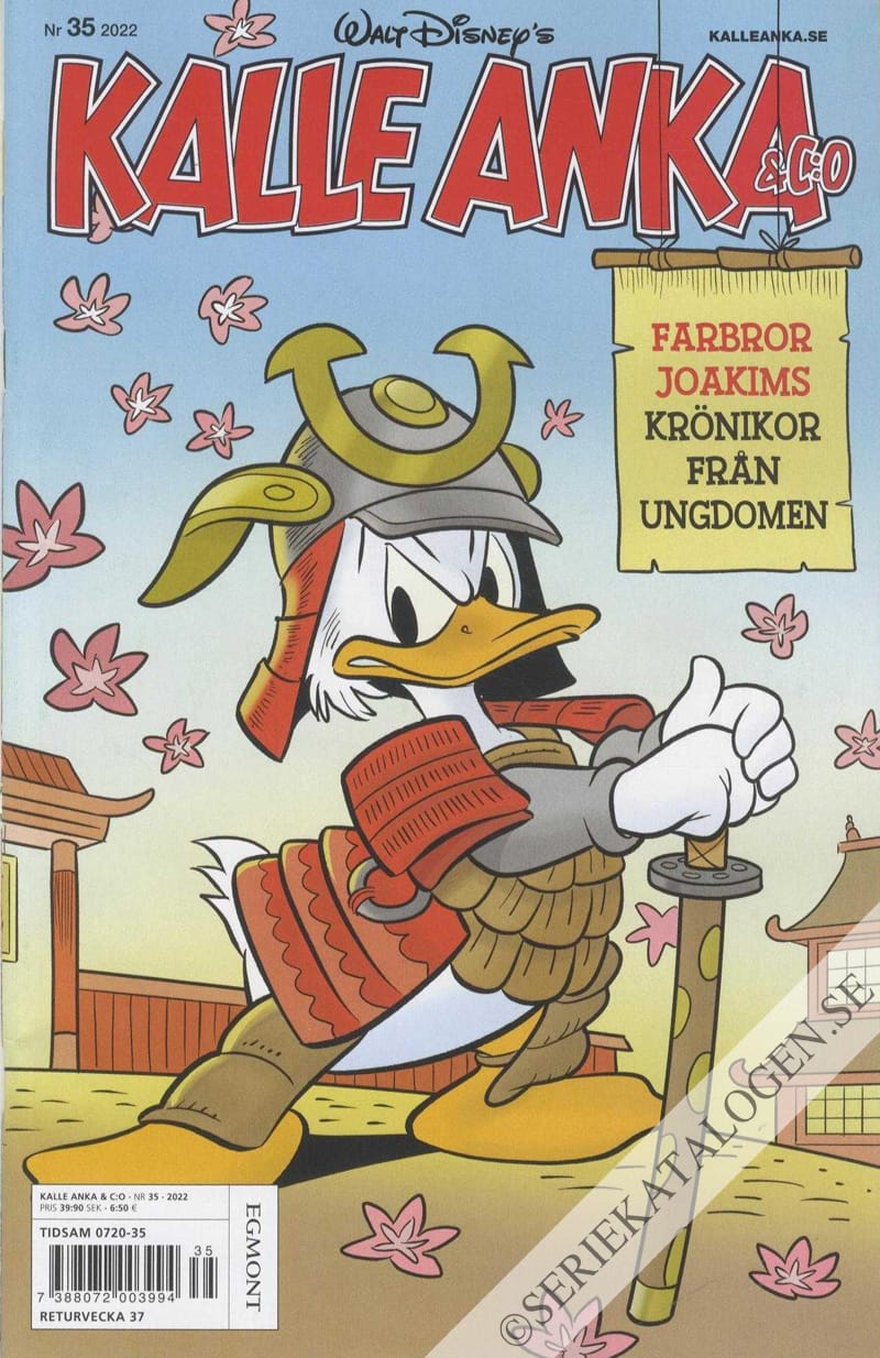 Framsida på Kalle Anka & C:o #35 (2022)
