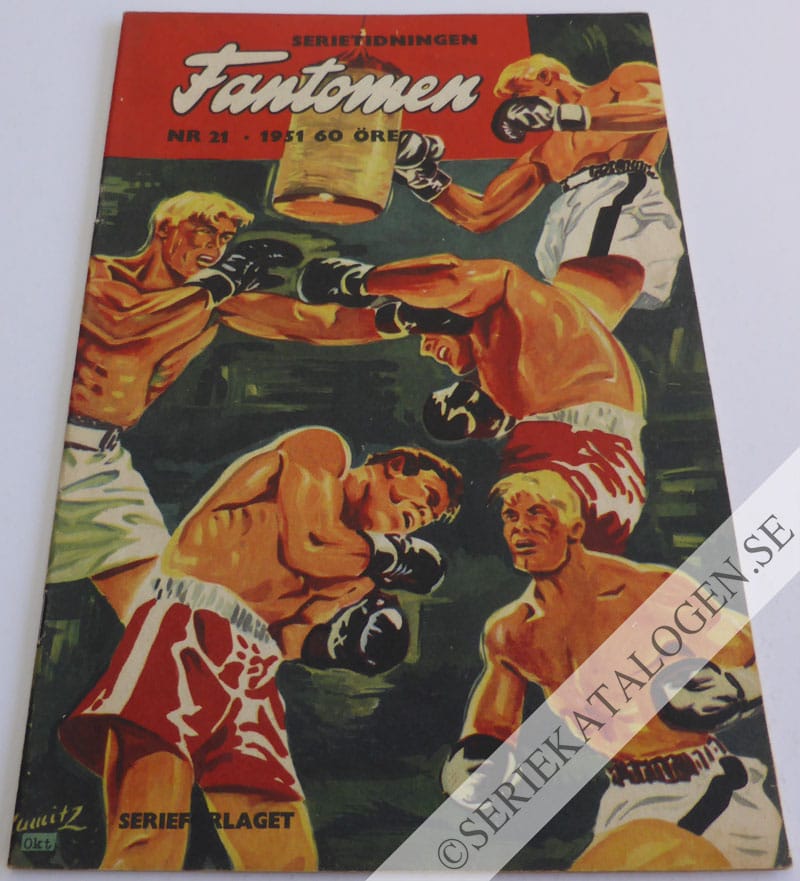 Framsida på Fantomen #21 (1951)