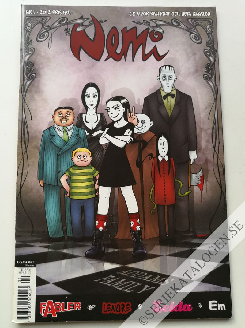 Framsida på Nemi #1 (2012)