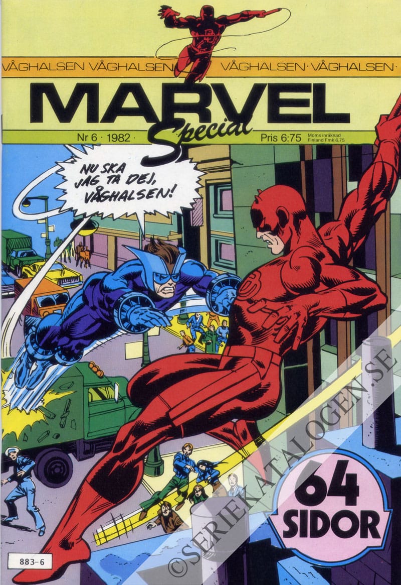 Framsida på Marvel special #6 (1982)