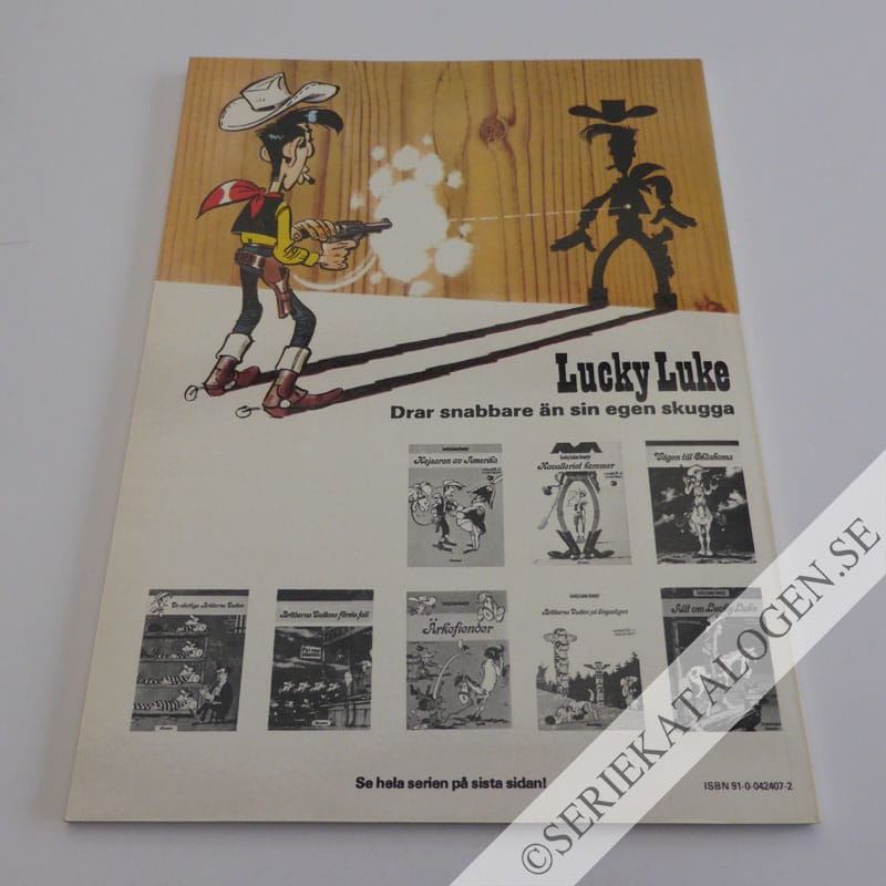 Baksida på Allt om Lucky Luke (1978)
