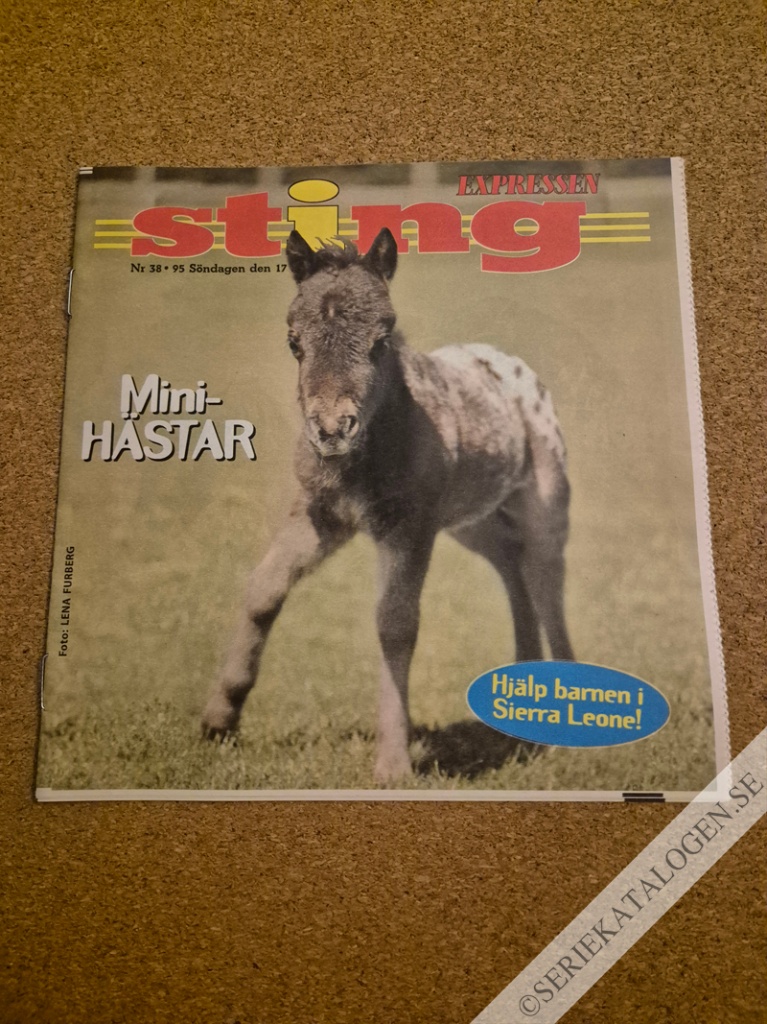 Framsida på Sting-Expressen #38 (1995)