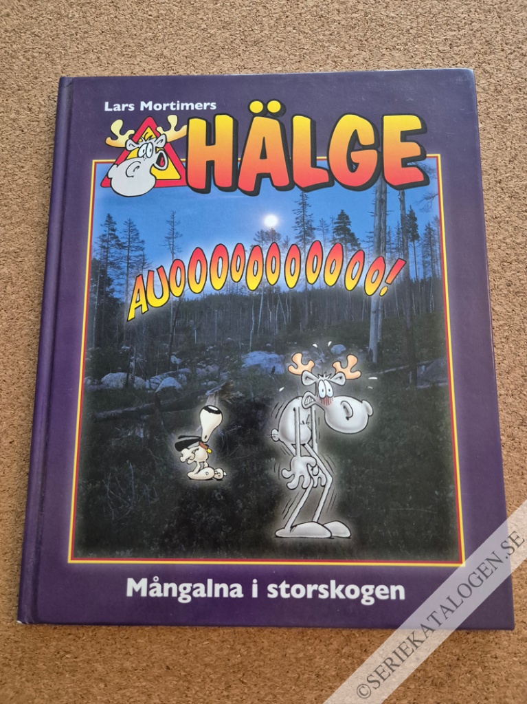Framsida på Hälge - fotobok Mångalna i storskogen (2015)