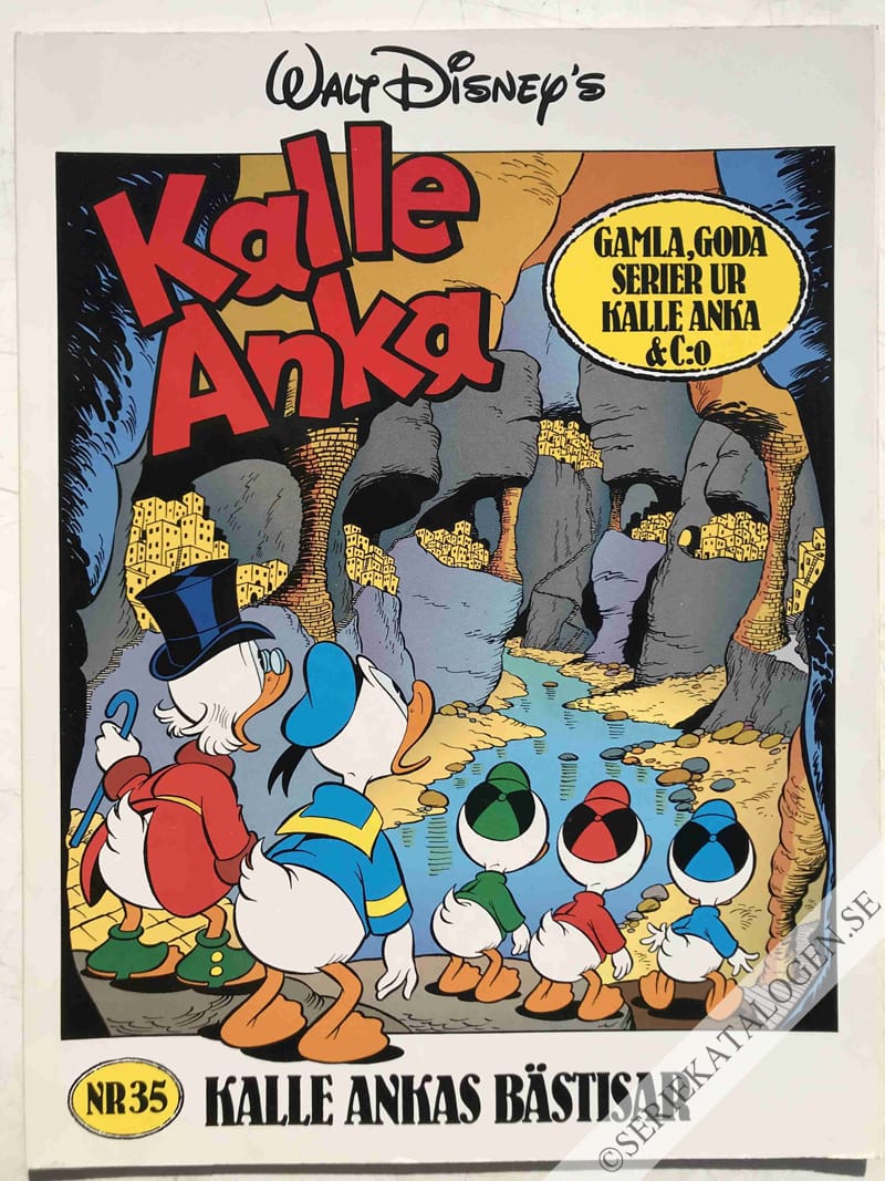 Framsida på Kalle Ankas bästisar #35 (1991)