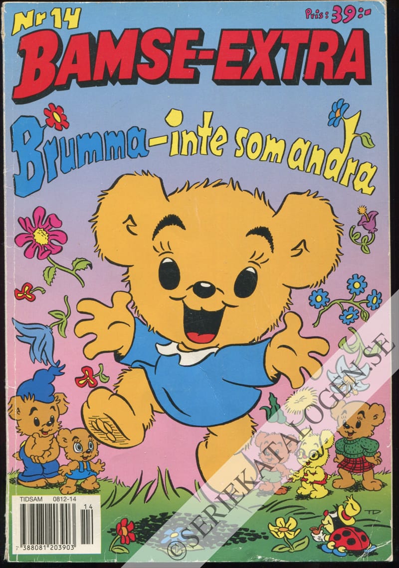 Framsida på Bamse-extra Brumma - inte som andra (1999)