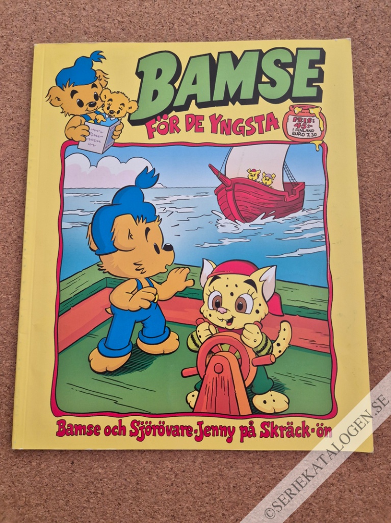 Framsida på Bamse och Sjörövar-Jenny på Skräck-ön (2024)