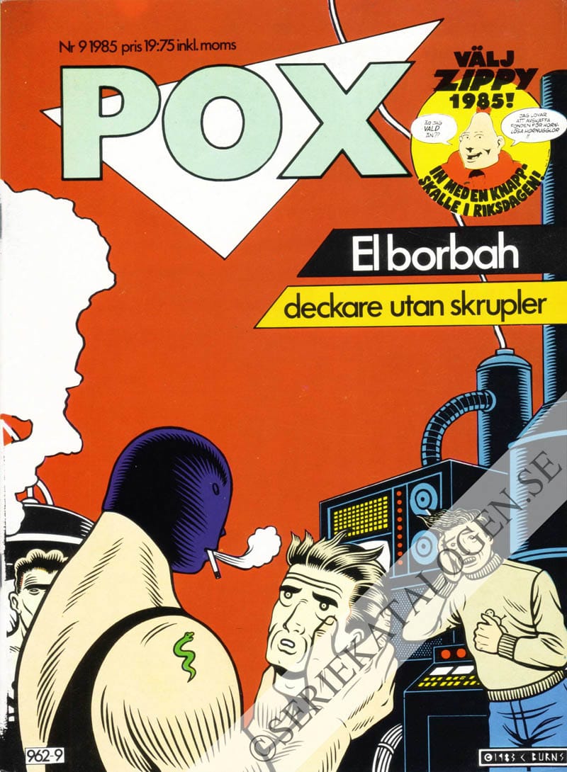 Framsida på Pox #9 (1985)