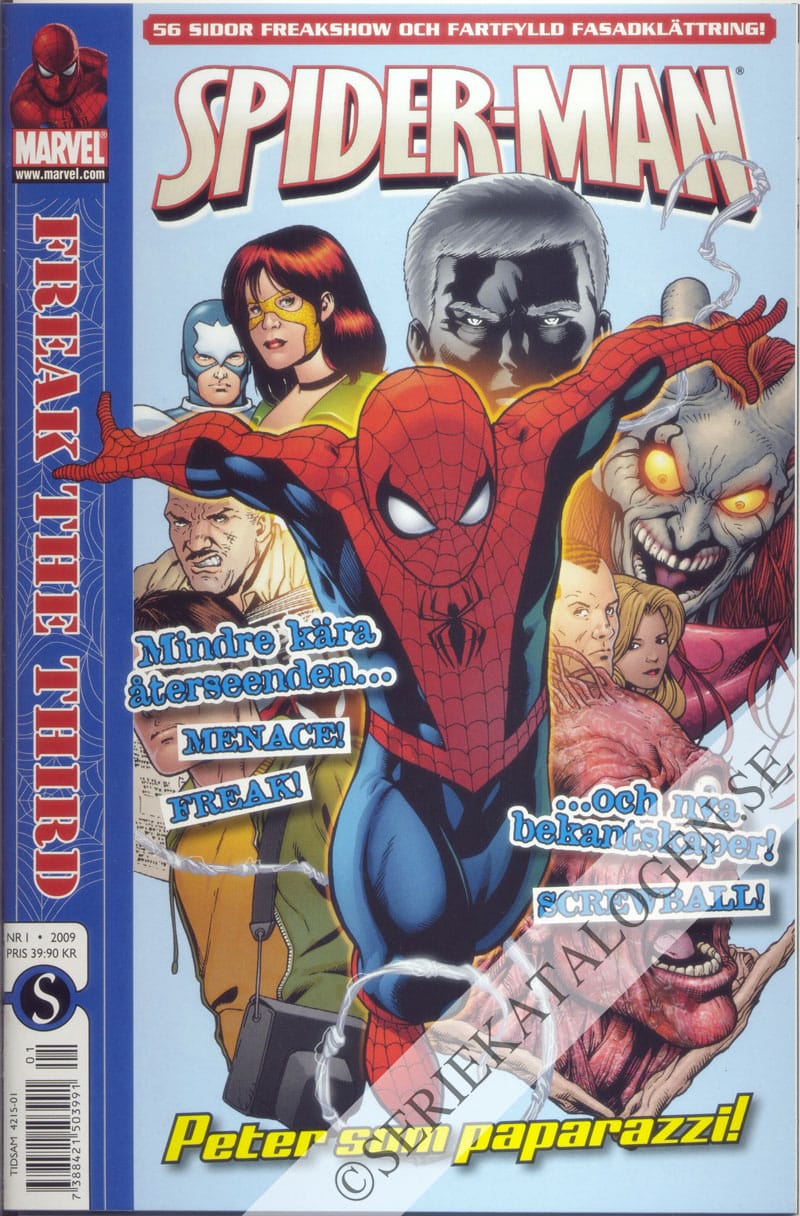 Framsida på Spider-Man #1 (2009)