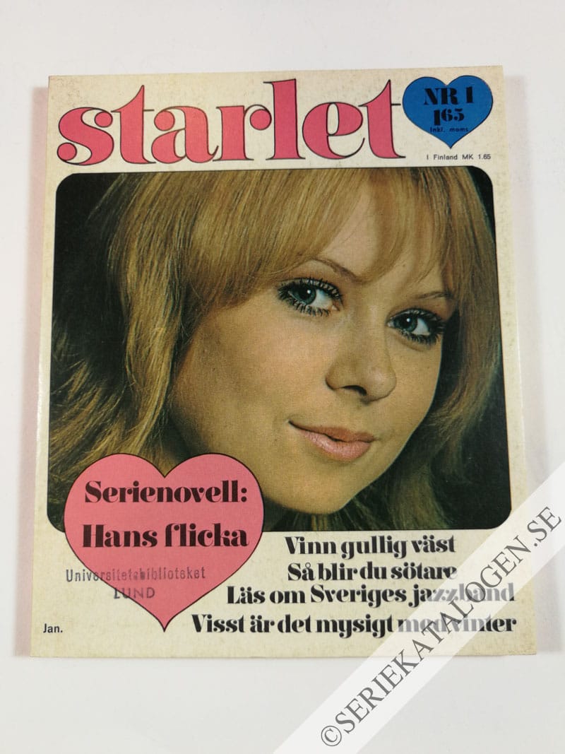 Framsida på Starlet #1 (1972)