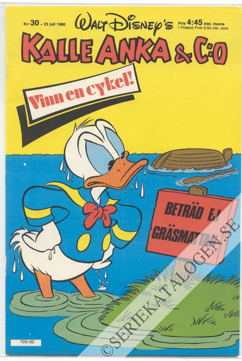 Framsida på Kalle Anka & C:o #30 (1980)