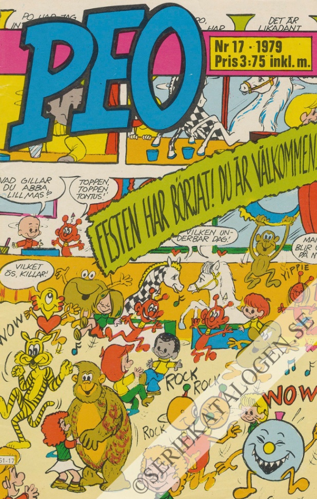 Framsida på Peo #17 (1979)