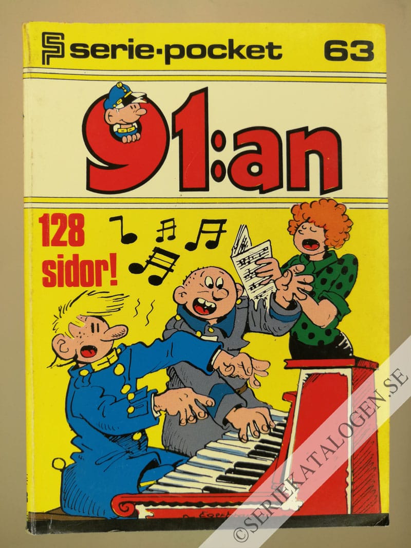 Framsida på Seriepocket #63 - 91:an (1978)