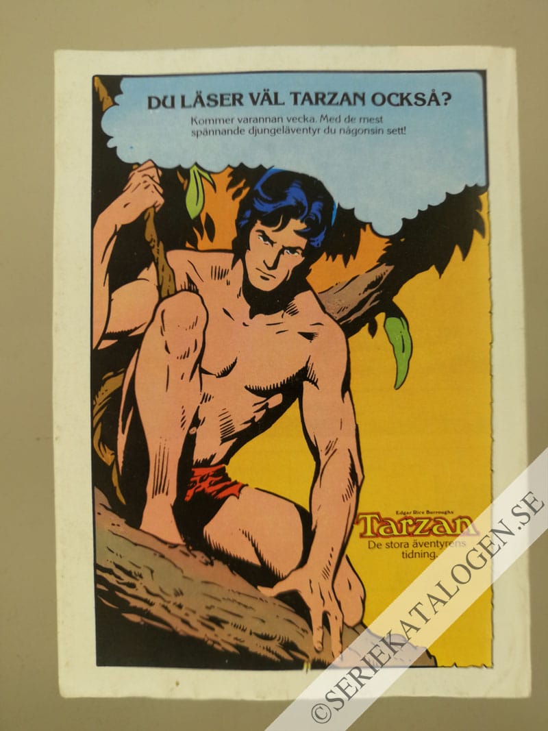 Baksida på Farlig eskort (1984)
