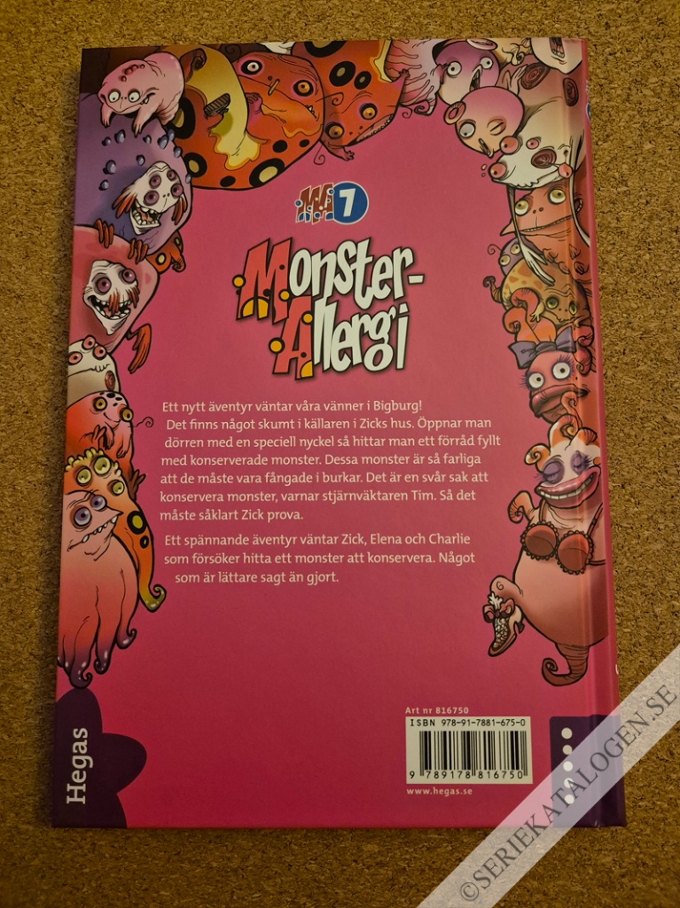 Baksida på Konserverade monster (2021)