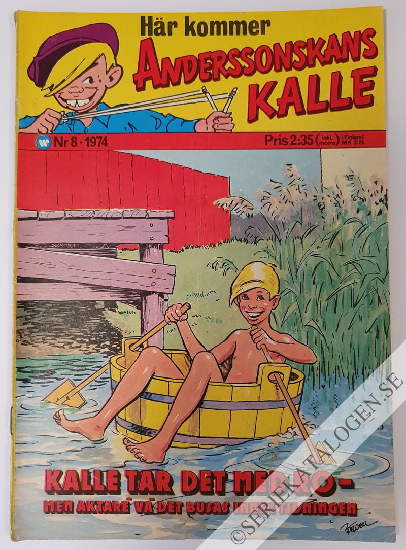 Framsida på Anderssonskans Kalle #8 (1974)