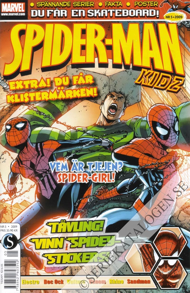 Framsida på Spider-Man Kidz #5 (2009)
