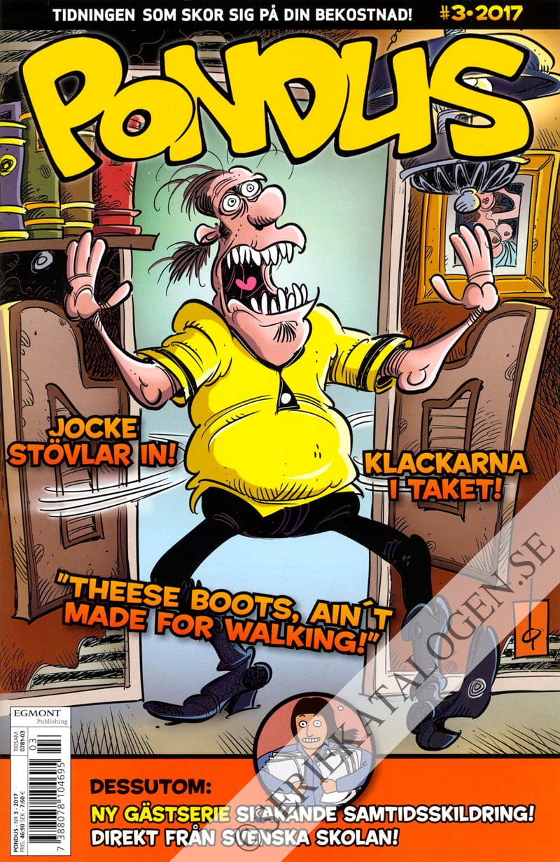 Framsida på Pondus #3 (2017)