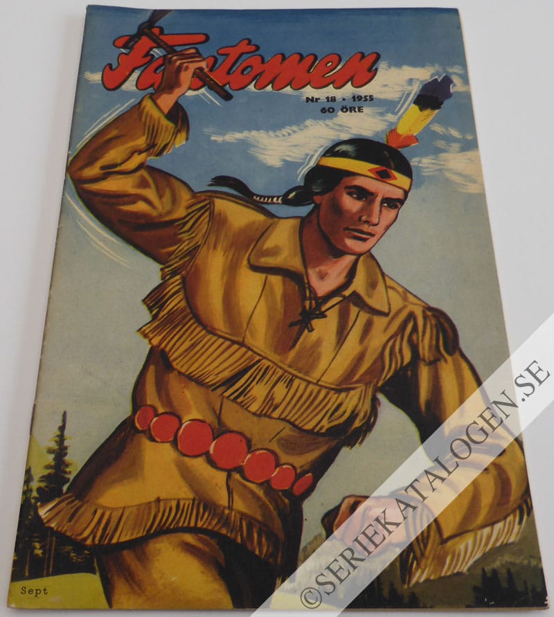 Framsida på Fantomen #18 (1955)