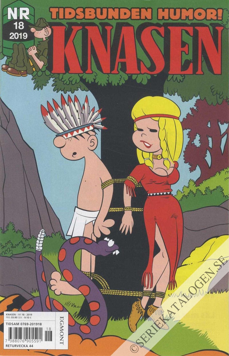 Framsida på Knasen #18 (2019)