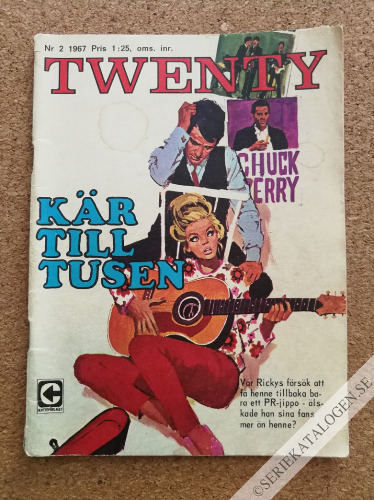 Framsida på Twenty #2 - Kär till tusen (1967)