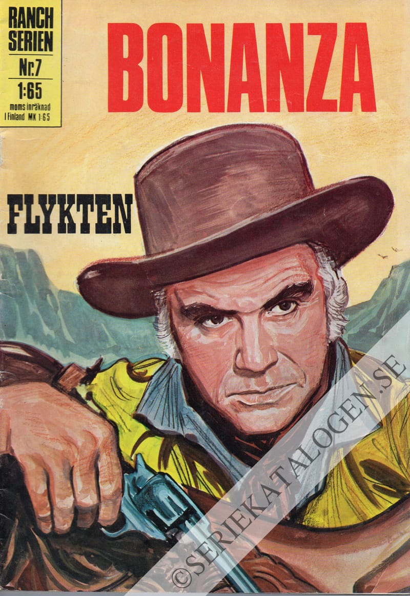 Framsida på Ranchserien #7 - Bonanza (1971)