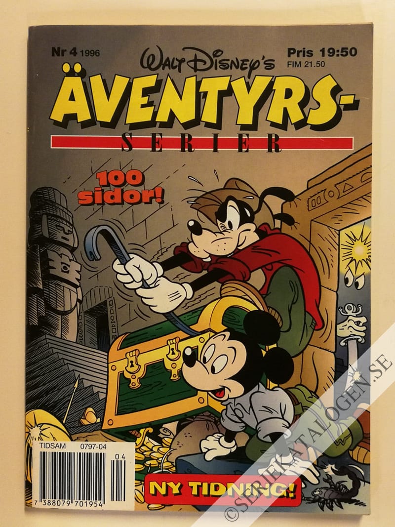 Framsida på Walt Disney's äventyrsserier #4 (1996)