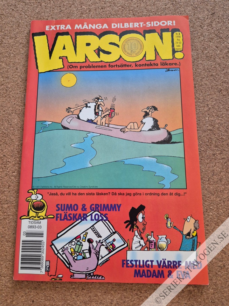 Framsida på Larson! #3 (1998)