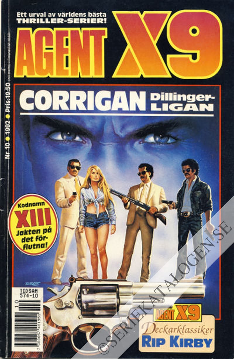 Framsida på Agent X9 #10 (1992)