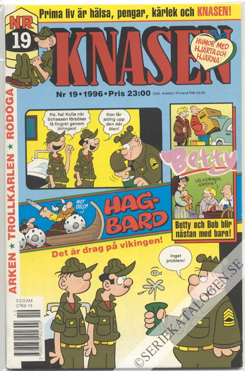 Framsida på Knasen #19 (1996)