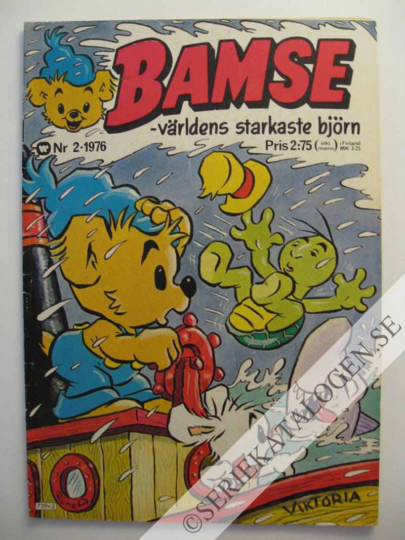 Framsida på Bamse - världens starkaste björn #2 (1976)