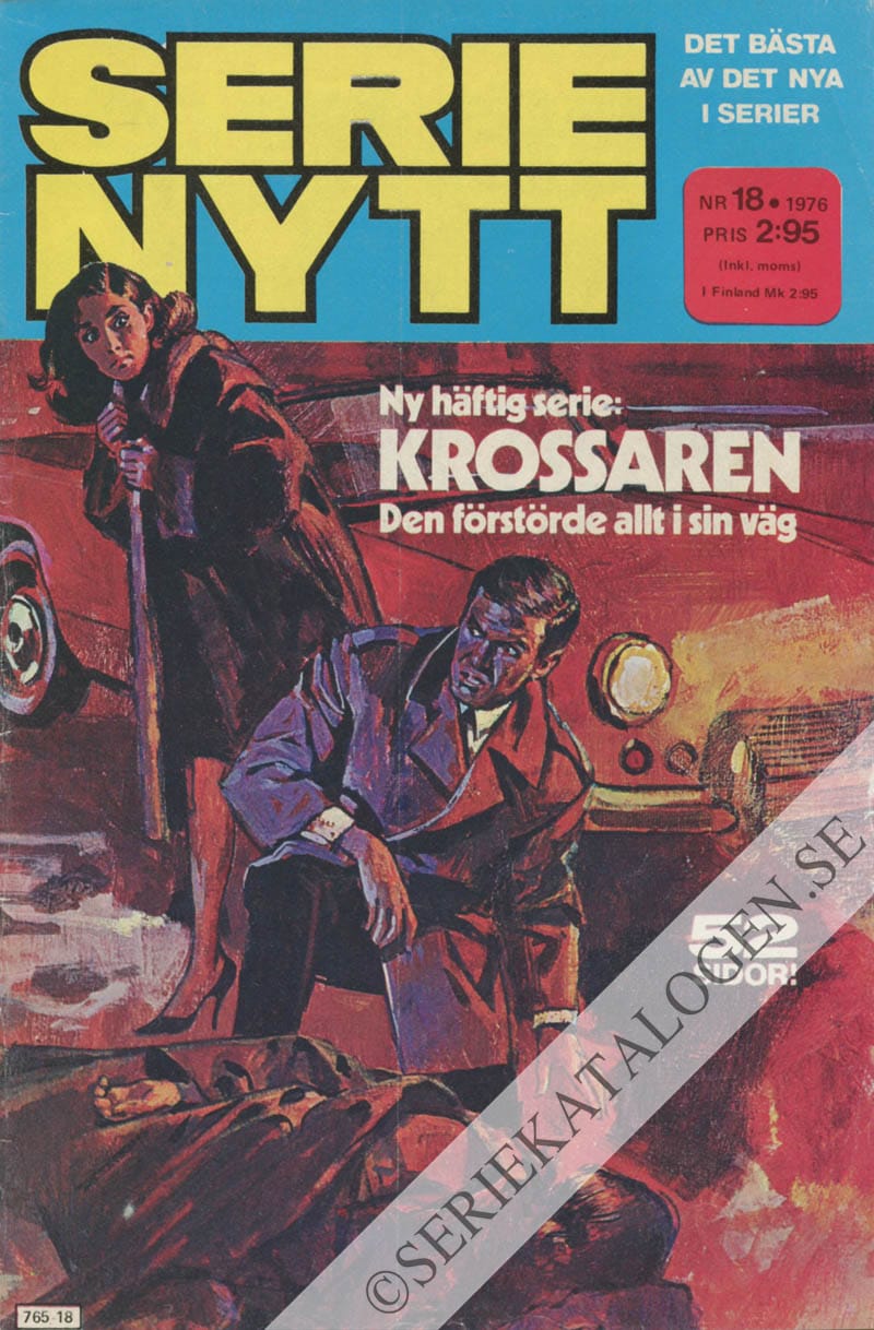 Framsida på Serie-Nytt #18 (1976)