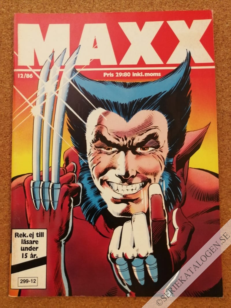 Framsida på Maxx #12 (1986)