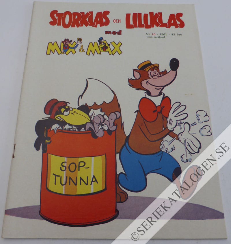 Framsida på Storklas och Lillklas #10 (1961)